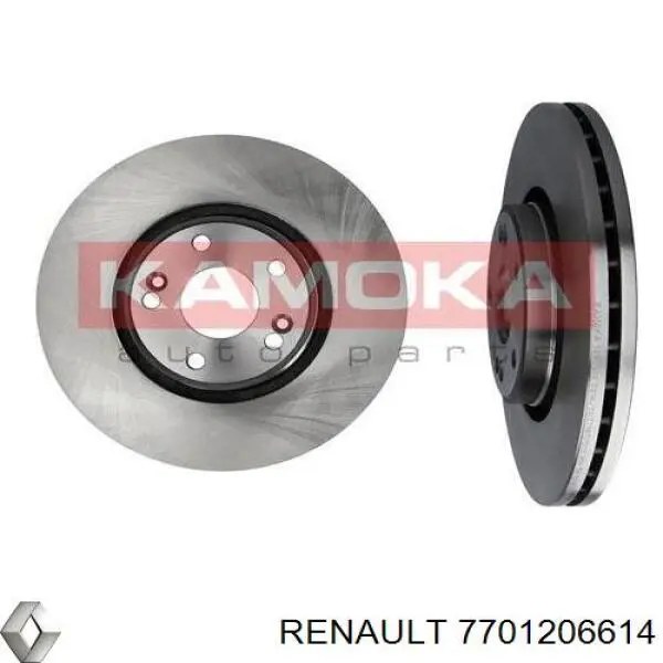 7701206614 Renault (RVI) диск гальмівний передній