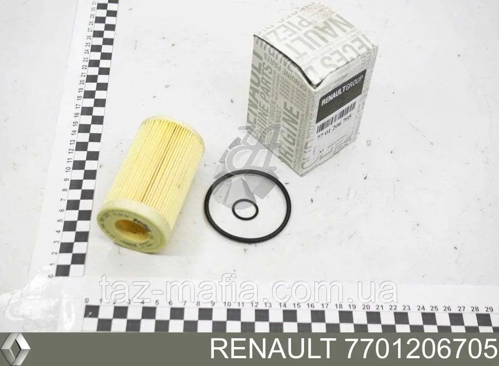 7701206705 Renault (RVI) фільтр масляний