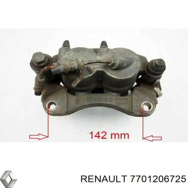 Супорт гальмівний передній лівий Renault (RVI) 7701206725 ціна, від 53.75 USD