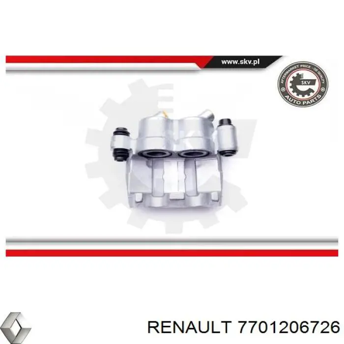7701206726 Renault (RVI) Супорт гальмівний передній правий