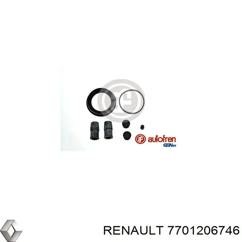 7701206746 Renault (RVI) ремкомплект супорту гальмівного переднього