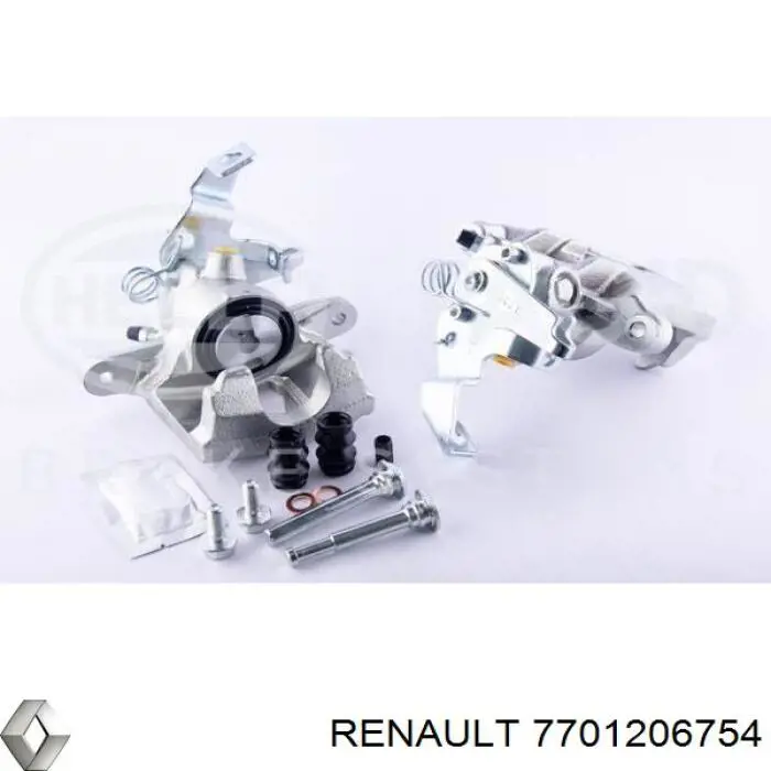 Супорт гальмівний задній лівий Renault (RVI) 7701206754 ціна, від 59.92 USD