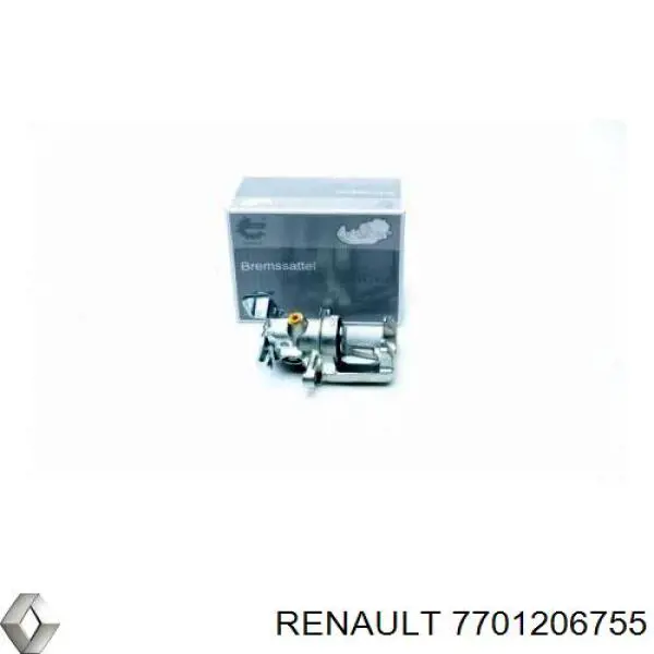 7701206755 Renault (RVI) супорт гальмівний задній правий