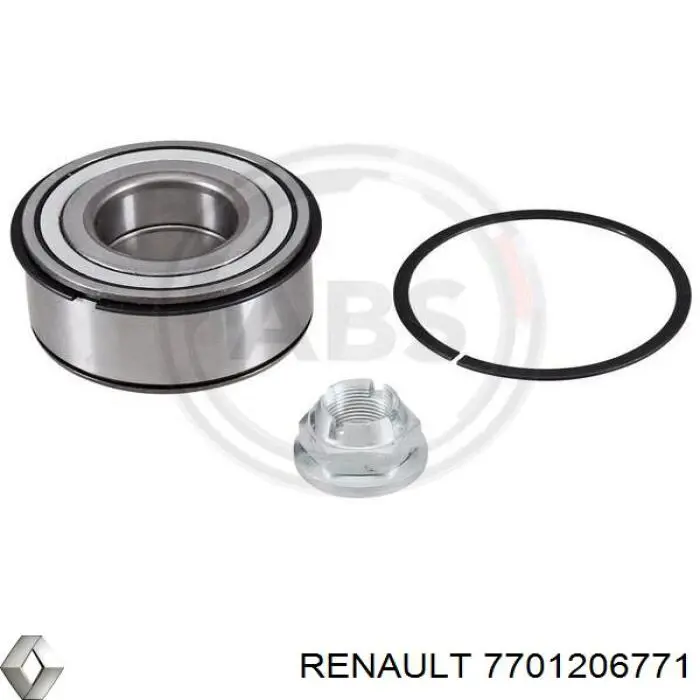 Підшипник маточини передньої/задньої Renault (RVI) 7701206771