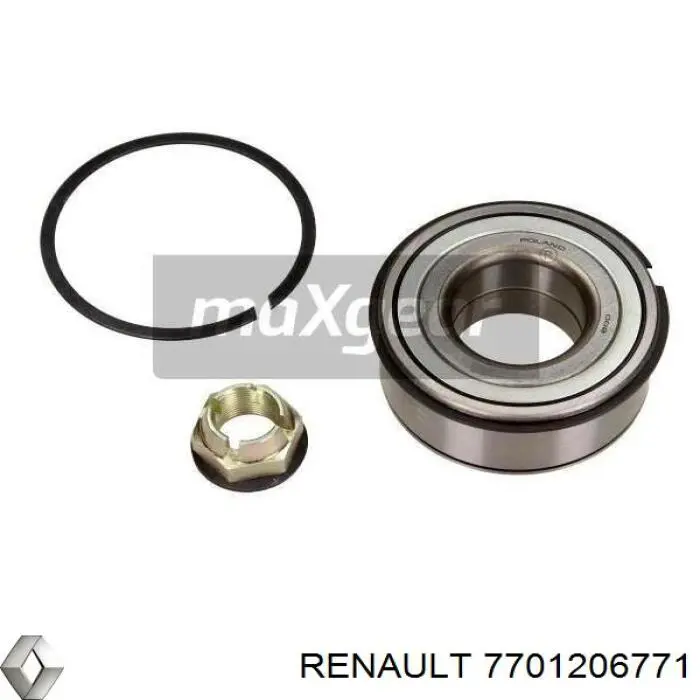 Підшипник маточини передньої/задньої Renault (RVI) 7701206771 ціна, від 36.16 USD