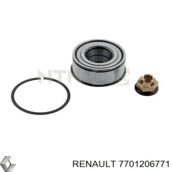 Купити 7701206771 Renault (RVI) Підшипник маточини передньої/задньої