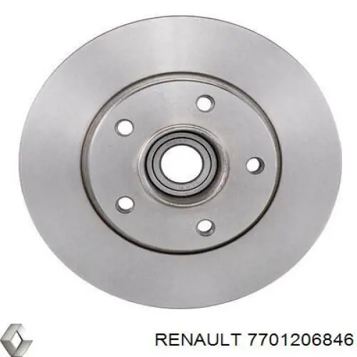 Задні дискові гальма Renault (RVI) 7701206846 ціна, від 54.82 USD