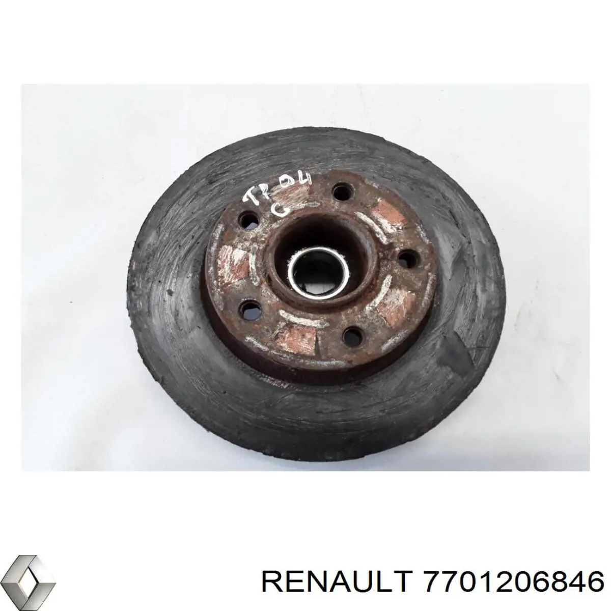 Купити 7701206846 Renault (RVI) Диск заднього гальма