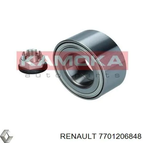 Комплект підшипник маточини передньої Renault (RVI) 7701206848 ціна, від 31.00 USD