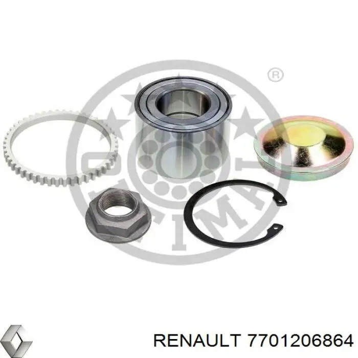 Гальмівні диски 7701206864 Renault (RVI)