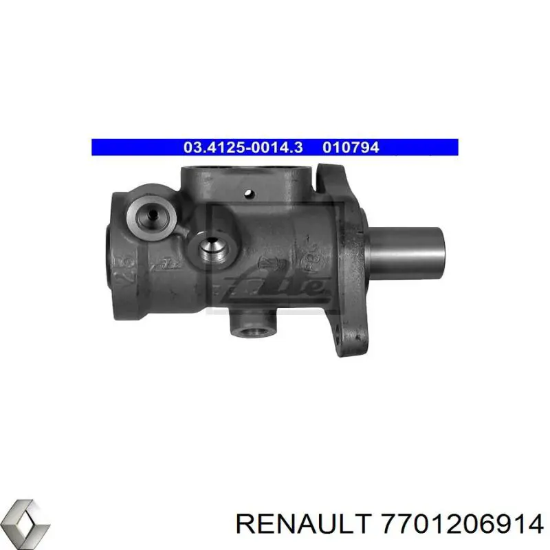 Купити 7701206914 Renault (RVI) Головний гальмівний циліндр