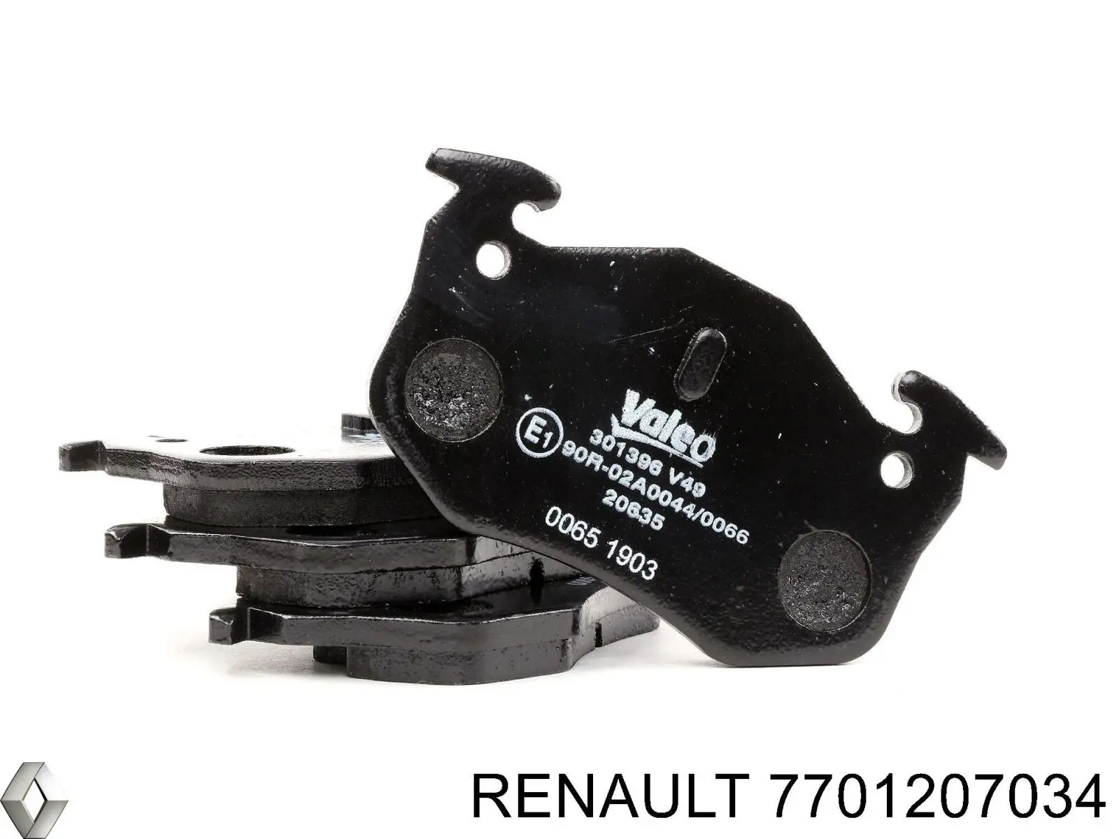 Задні гальмівні колодки Renault (RVI) 7701207034 ціна, від 14.21 USD