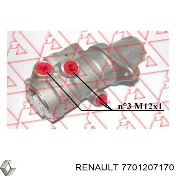 7701207170 Renault (RVI) Циліндр гальмівний, головний