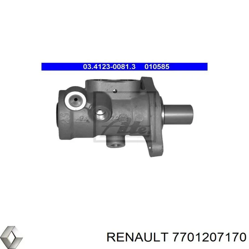 Купити 7701207170 Renault (RVI) Головний гальмівний циліндр