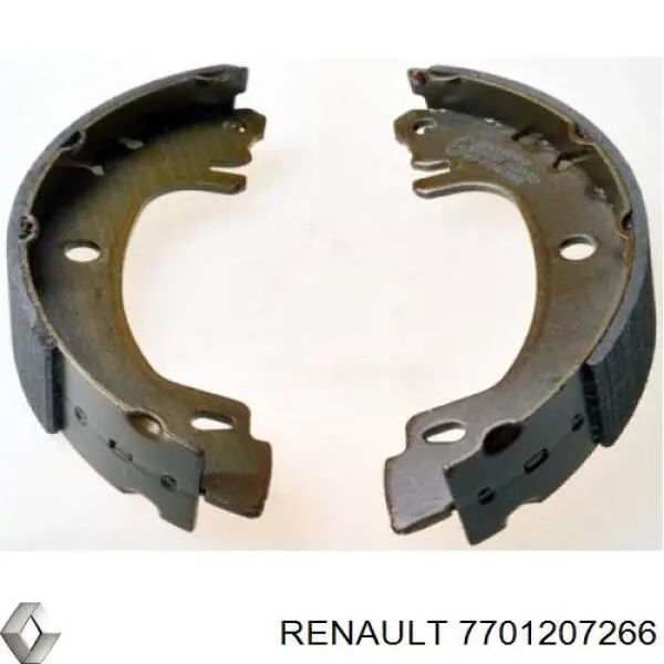 Купити 7701207266 Renault (RVI) Колодки гальмові задні, барабанні