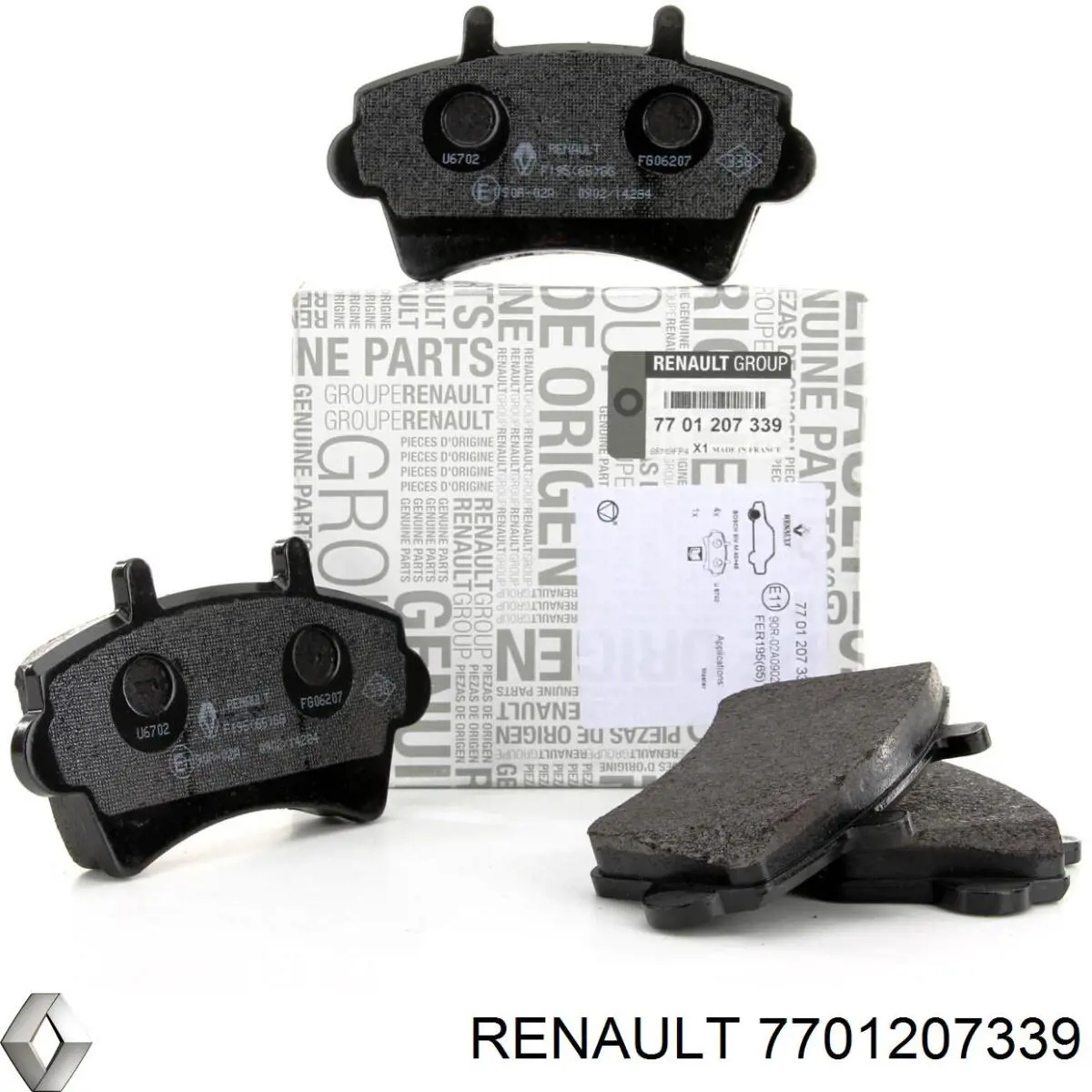 7701207339 Renault (RVI) Передні гальмівні колодки