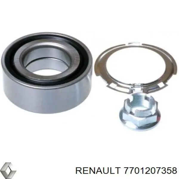 Купити 7701207358 Renault (RVI) Підшипник ступиці передньої