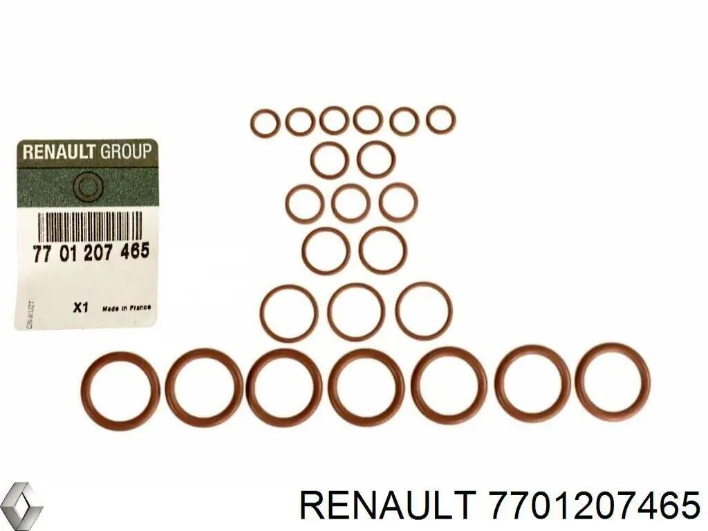 Ремкомплект компресора кондиціонера Renault (RVI) 7701207465