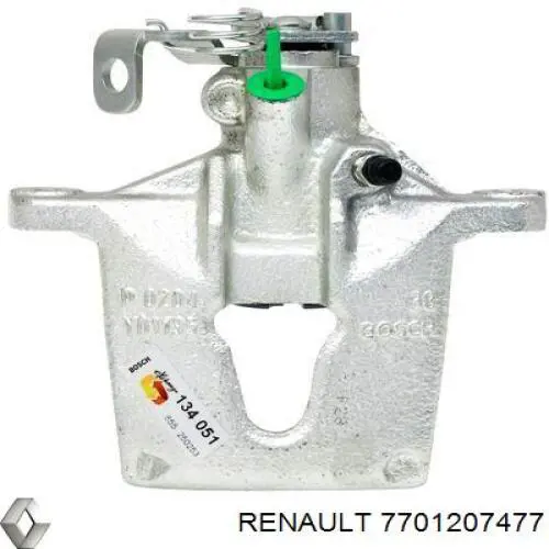 Задній гальмівний супорт лівий Renault (RVI) 7701207477