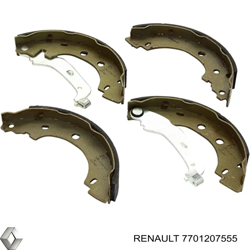 Колодки гальмові задні, барабанні Renault (RVI) 7701207555 ціна, від 19.96 USD