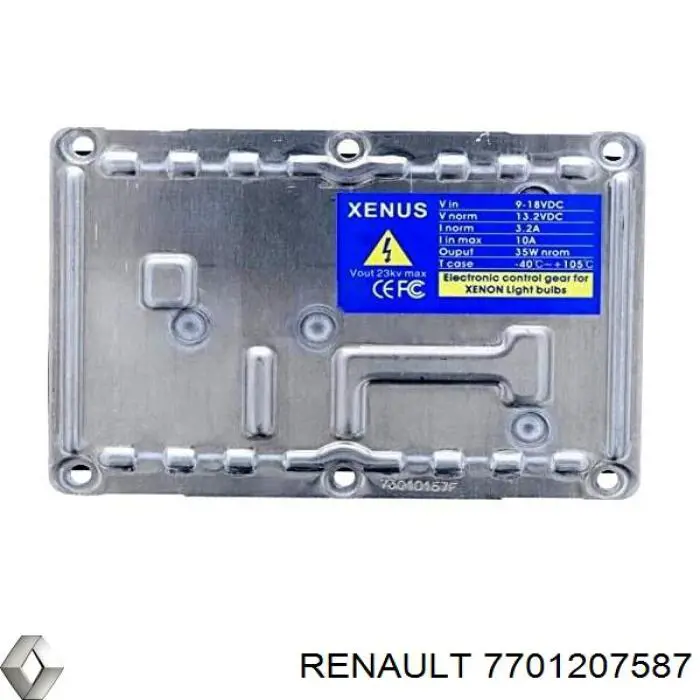 Купити 7701207587 Renault (RVI) Блок управління фарами