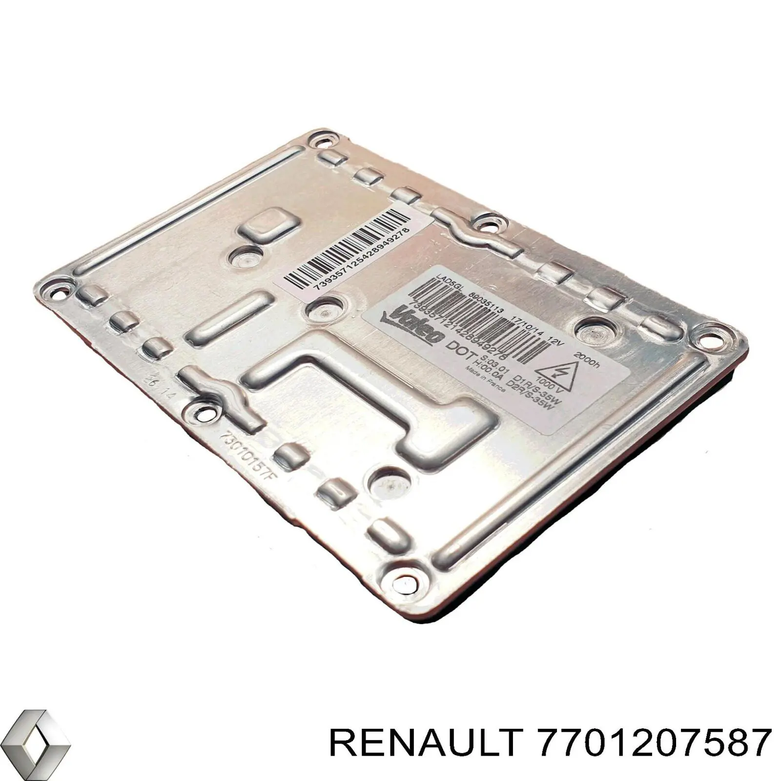 ЕБУ ксенону Renault (RVI) 7701207587 ціна, від 70.46 USD