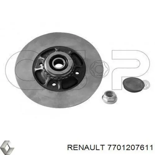 Гальмівні диски 7701207611 Renault (RVI)
