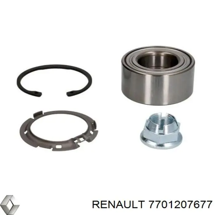 Комплект підшипник маточини передньої Renault (RVI) 7701207677 ціна, від 36.52 USD