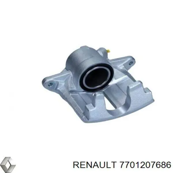 Супорт гальмівний передній правий 7701207686 Renault (RVI)