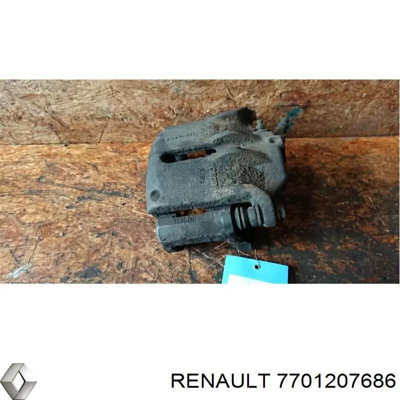 Супорт гальмівний передній правий Renault (RVI) 7701207686 ціна, від 33.04 USD