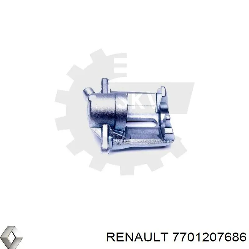 Купити 7701207686 Renault (RVI) Супорт гальмівний передній правий