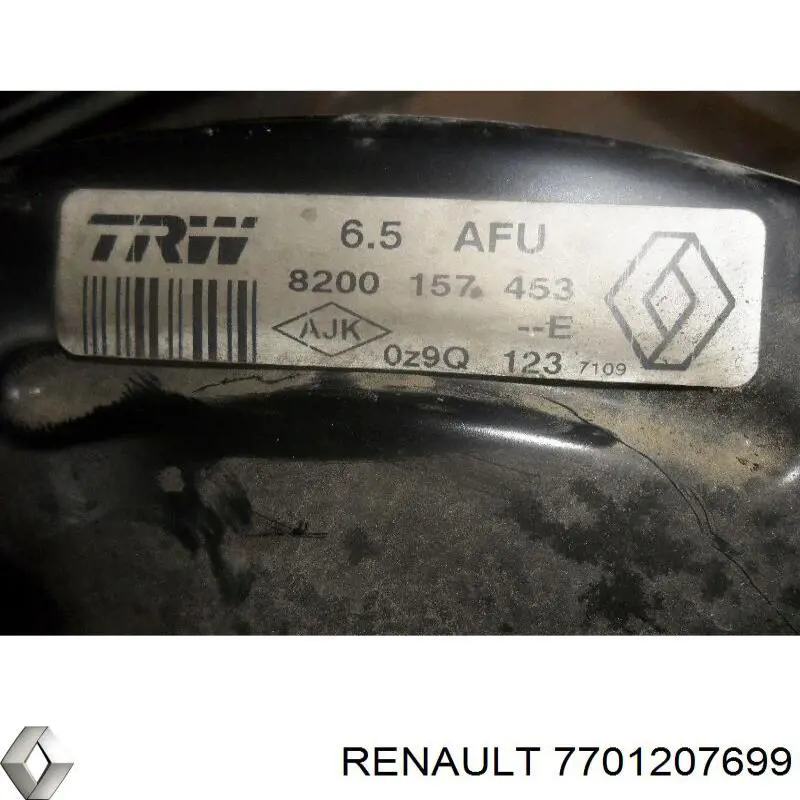 Підсилювач гальм вакуумний на Renault Scenic II JM0, JM1