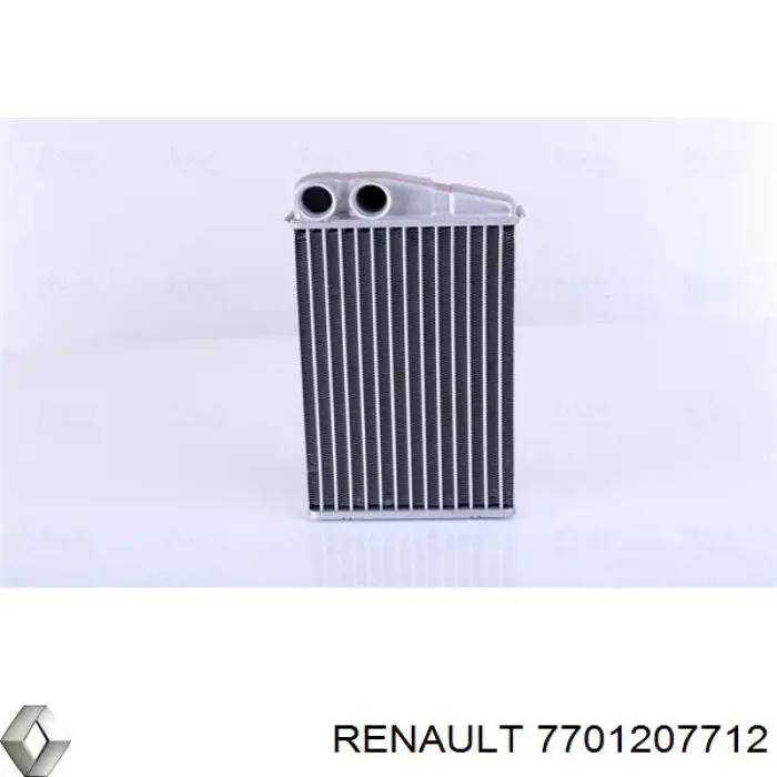 Радіатор пічки (обігрівача) 7701207712 Renault (RVI)