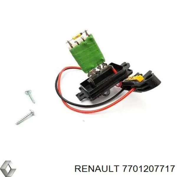 Резистор обігрівача Renault (RVI) 7701207717 ціна, від 22.24 USD