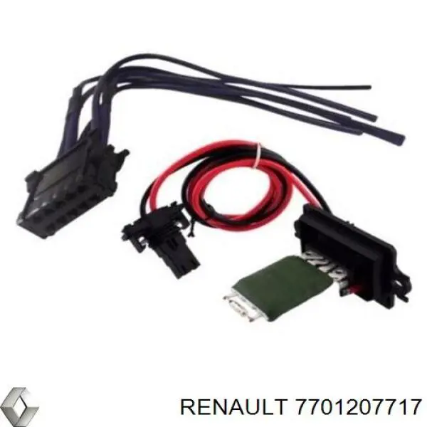 Купити 7701207717 Renault (RVI) Їжак обігрівача