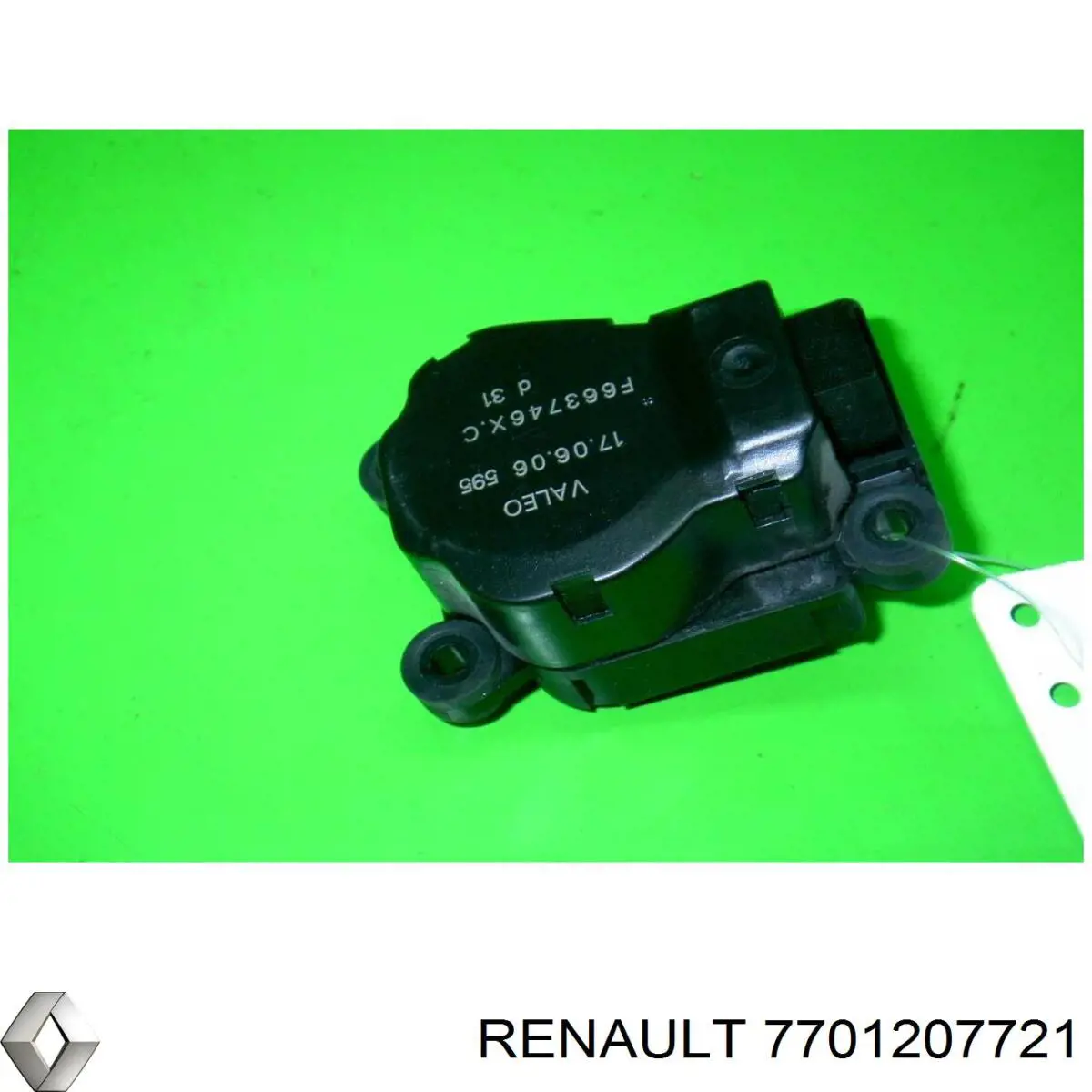 7701207721 Renault (RVI) клапан/ актуатор приводу заслінки egr