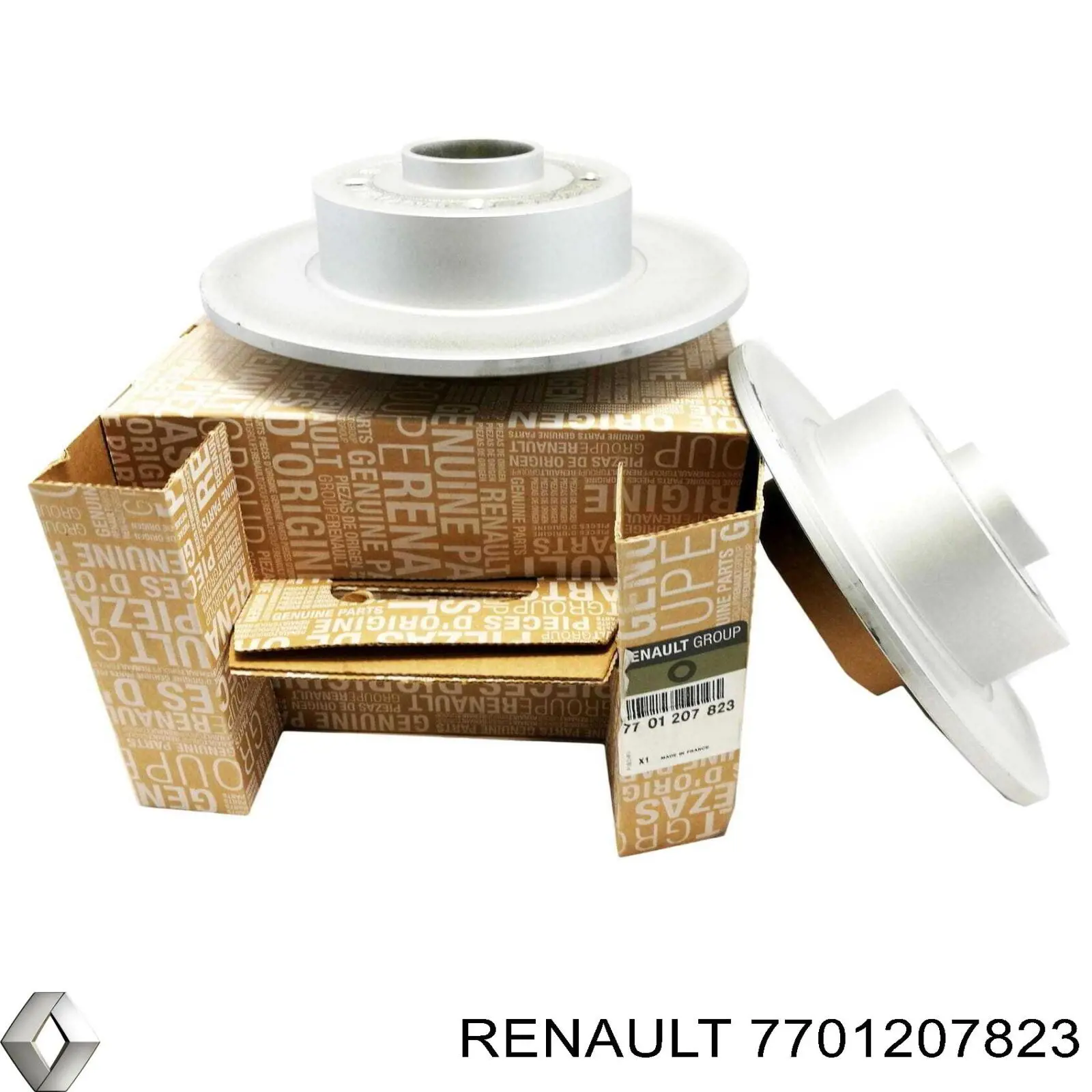 Гальмівні диски 7701207823 Renault (RVI)