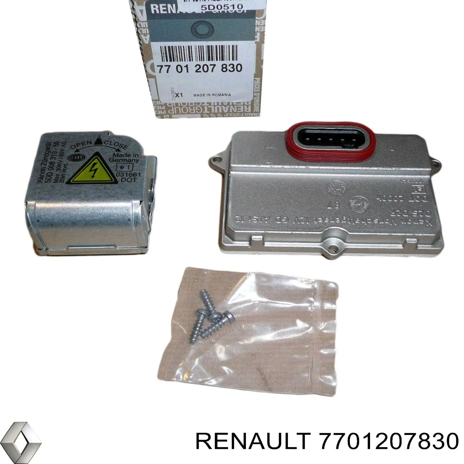 Купити 7701207830 Renault (RVI) Блок розпалювання, ксенон