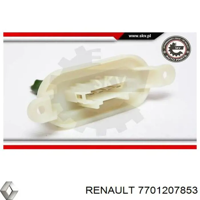 Резистор обігрівача Renault (RVI) 7701207853 ціна, від 8.46 USD