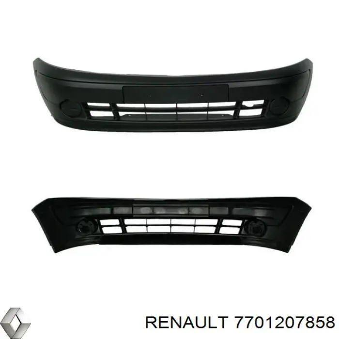 Купити 7701207858 Renault (RVI) Накладка бампера переднього