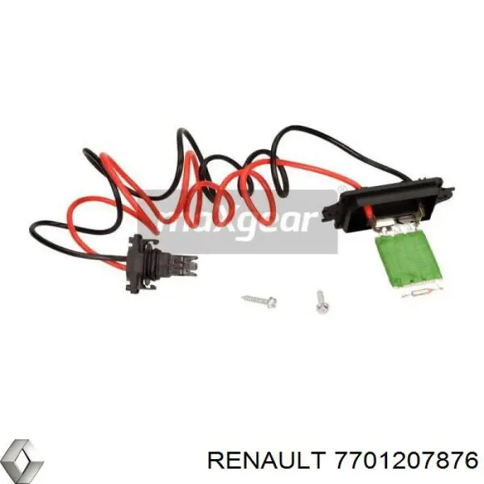 7701207876 Renault (RVI) резистор моторчика вентилятора a/c