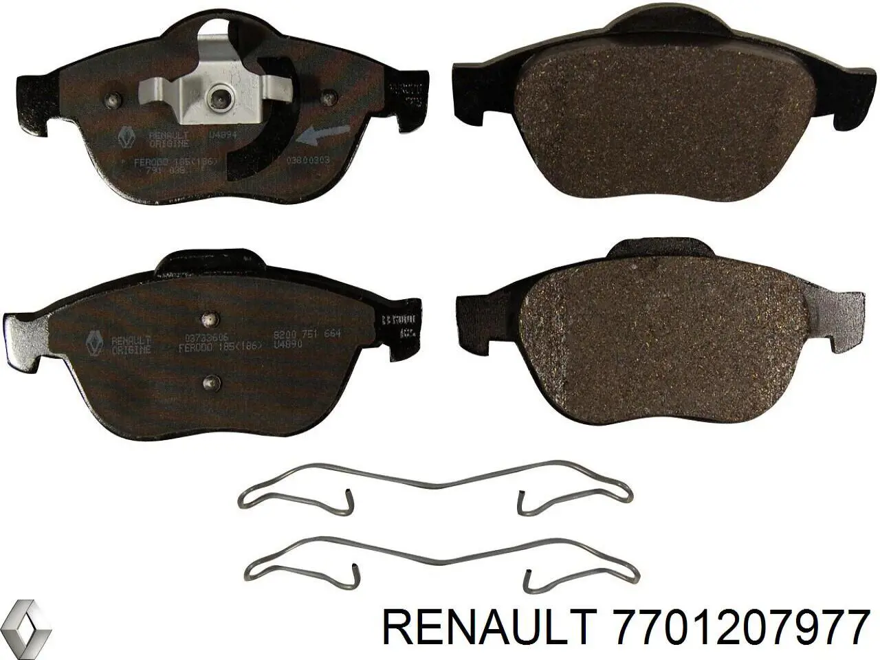 Купити 7701207977 Renault (RVI) Колодки гальмівні передні, дискові