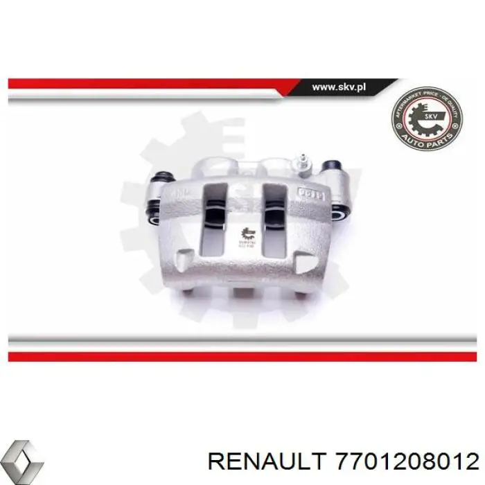 Супорт гальмівний передній лівий 7701208012 Renault (RVI)
