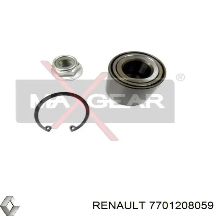 Купити 7701208059 Renault (RVI) Підшипник задньої ступиці