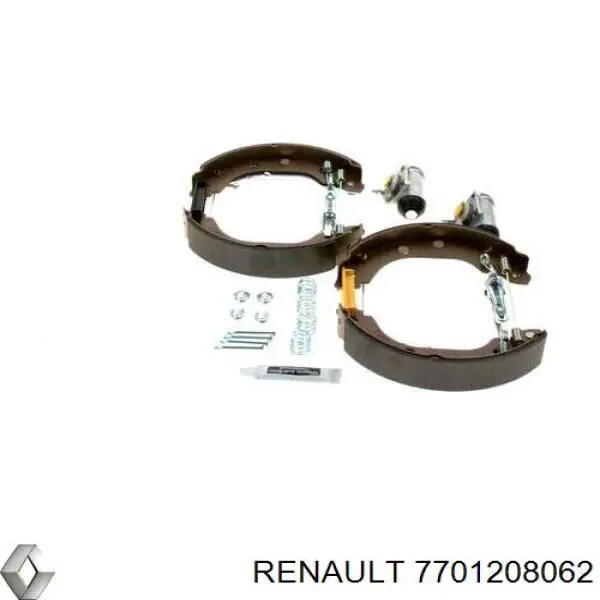 Колодки гальмові задні, барабанні Renault (RVI) 7701208062 ціна, від 144.95 USD