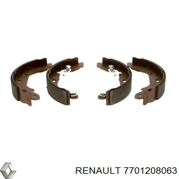 Колодки гальмові задні, барабанні Renault (RVI) 7701208063 ціна, від 17.89 USD