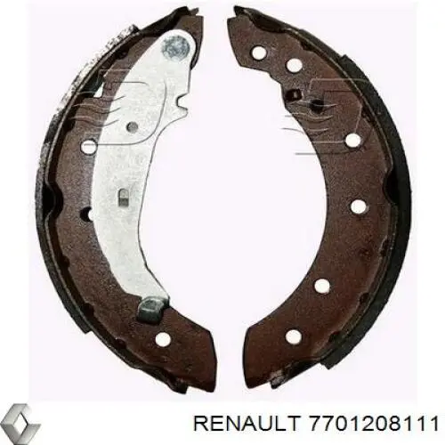 Колодки гальмові задні, барабанні Renault (RVI) 7701208111 ціна, від 18.48 USD