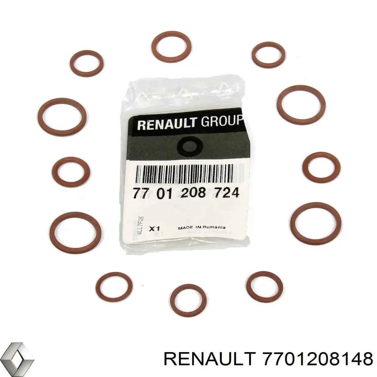 Кільце ущільнювальне трубки кондиціонера Renault (RVI) 7701208148