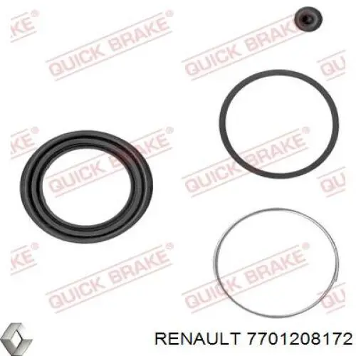 Купити 7701208172 Renault (RVI) Супорт гальмівний передній правий