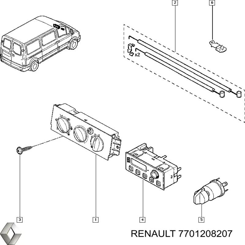  7701208207 Renault (RVI)